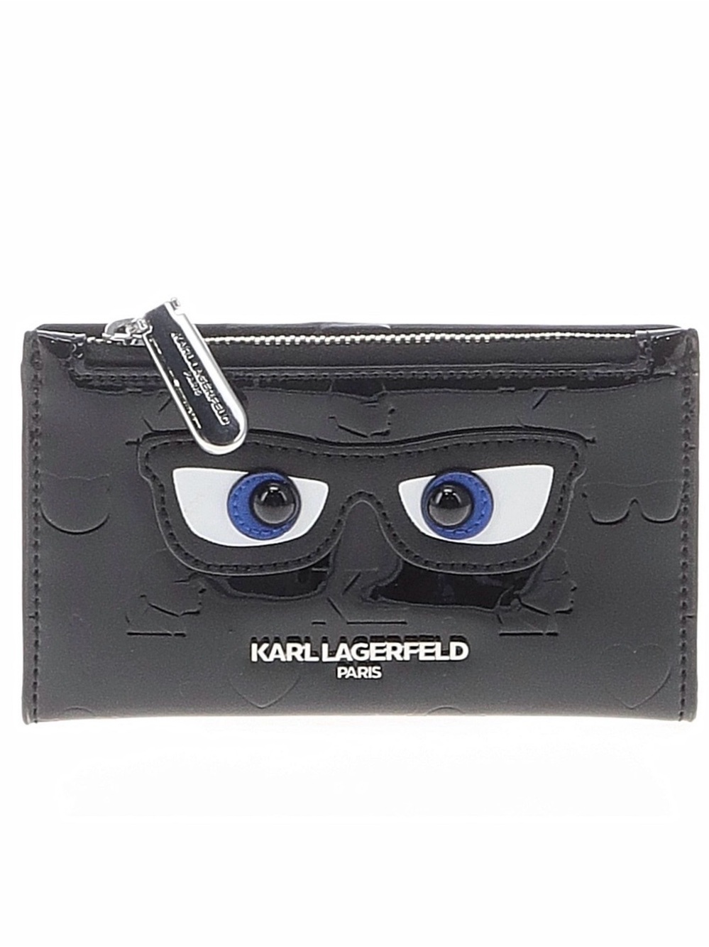 Karl Lagerfeld snap bifold eyes glasses wallet